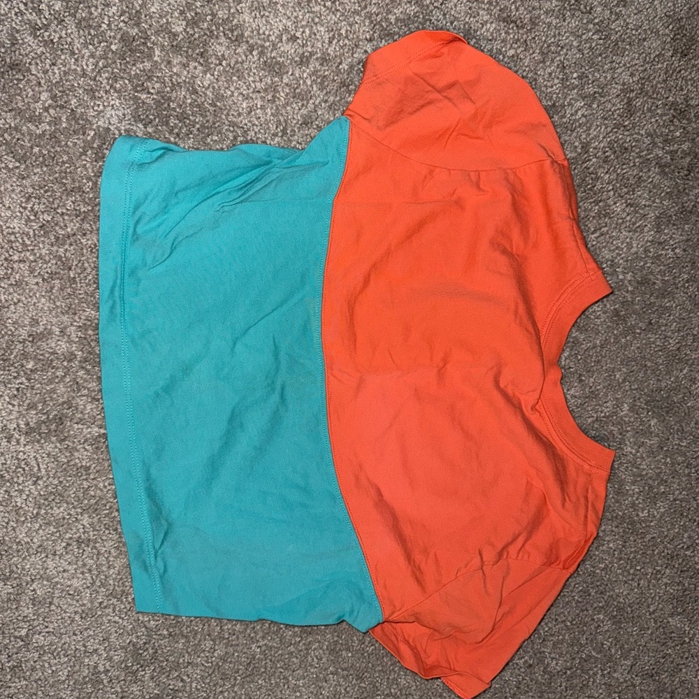 Nike Orange and Blue Crop Top - Picture 3 of 3